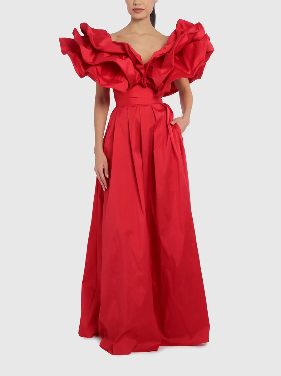 RAQUEL OROZCO Cara Dress - Red