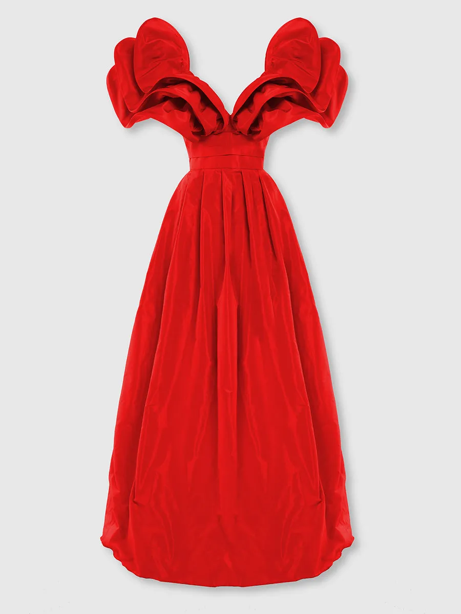 RAQUEL OROZCO Cara Dress - Red