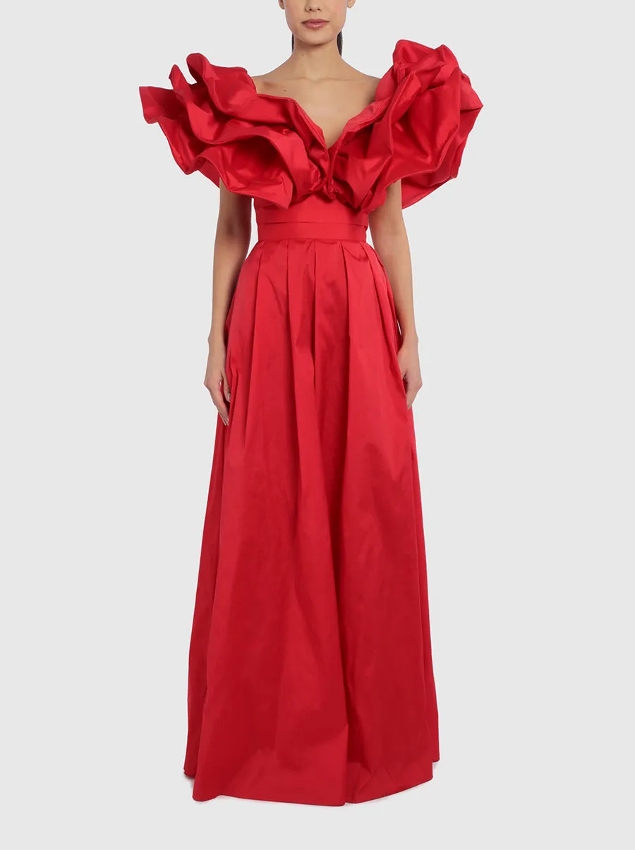 RAQUEL OROZCO Cara Dress - Red