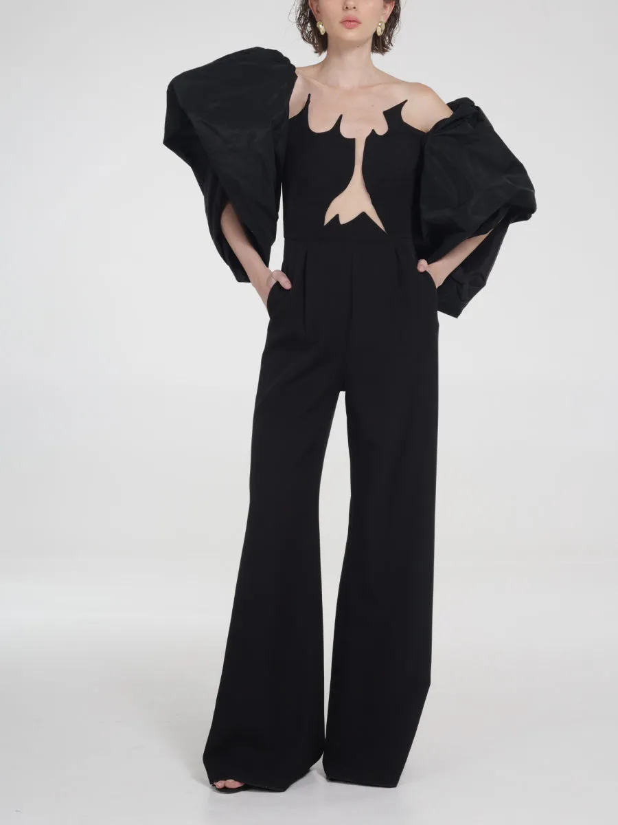 RAQUEL OROZCO Nuria Jumpsuit - Black