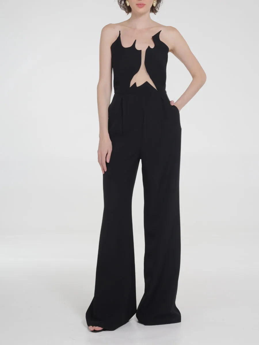 RAQUEL OROZCO Nuria Jumpsuit - Black