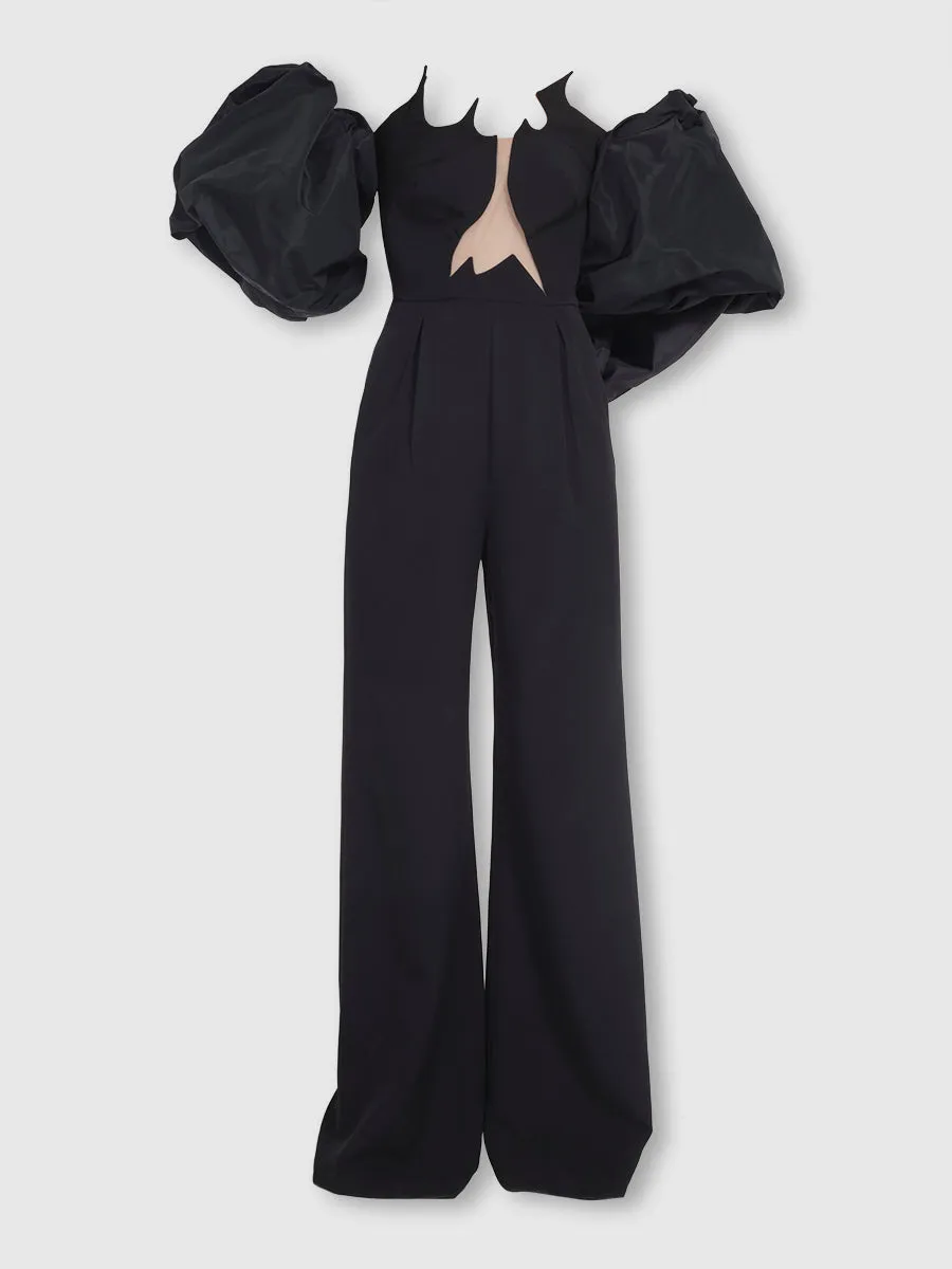 RAQUEL OROZCO Nuria Jumpsuit - Black