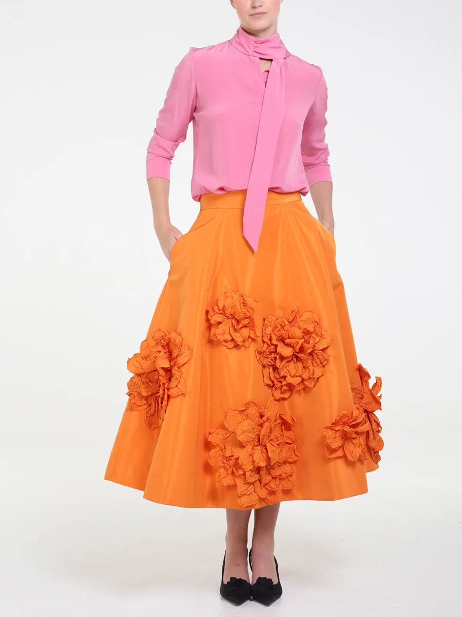 RAQUEL OROZCO Wendy Skirt - Orange