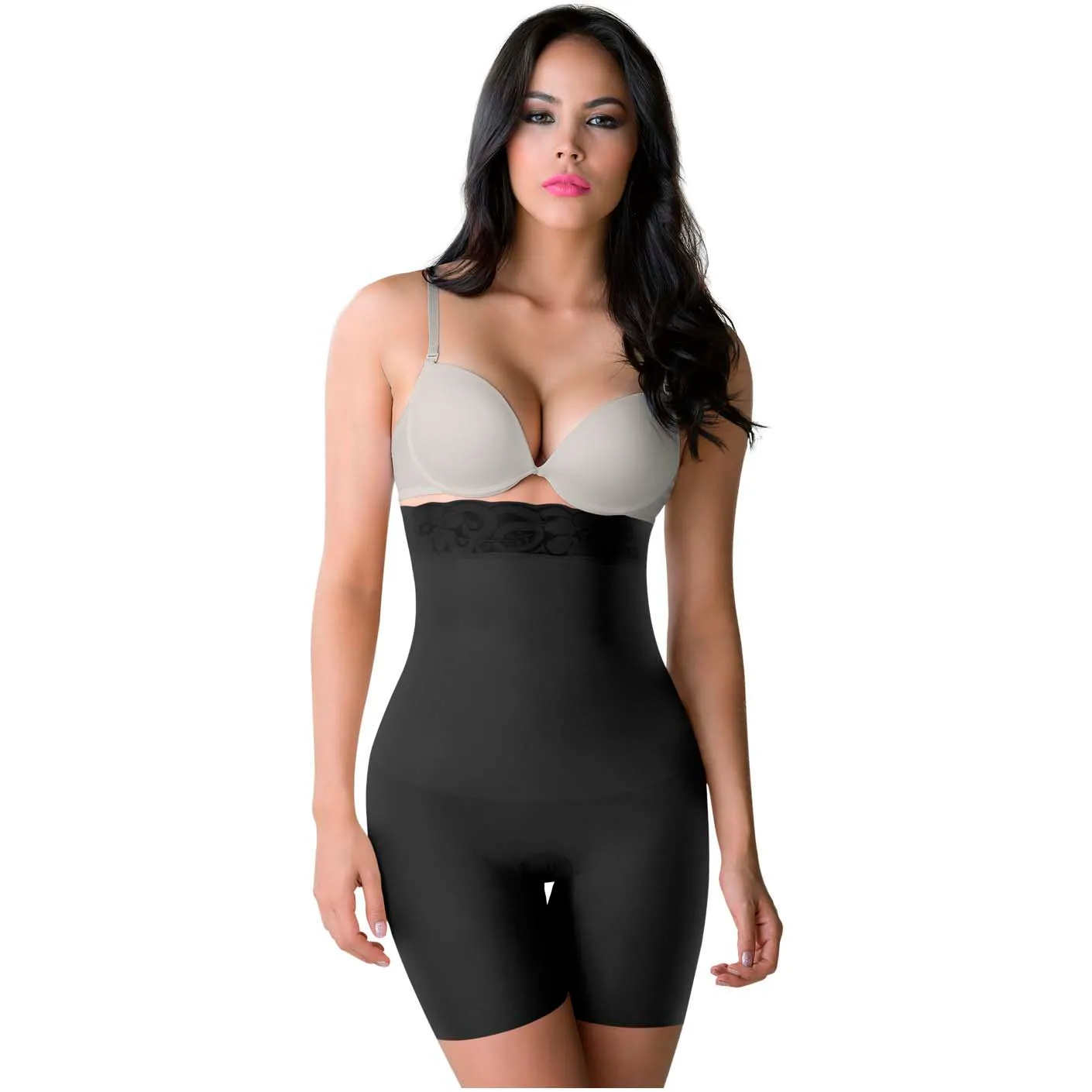 ROMANZA 2050 |  High Waisted Colombian Shapewear Shorts for Women | Butt Lifter Body Shaper