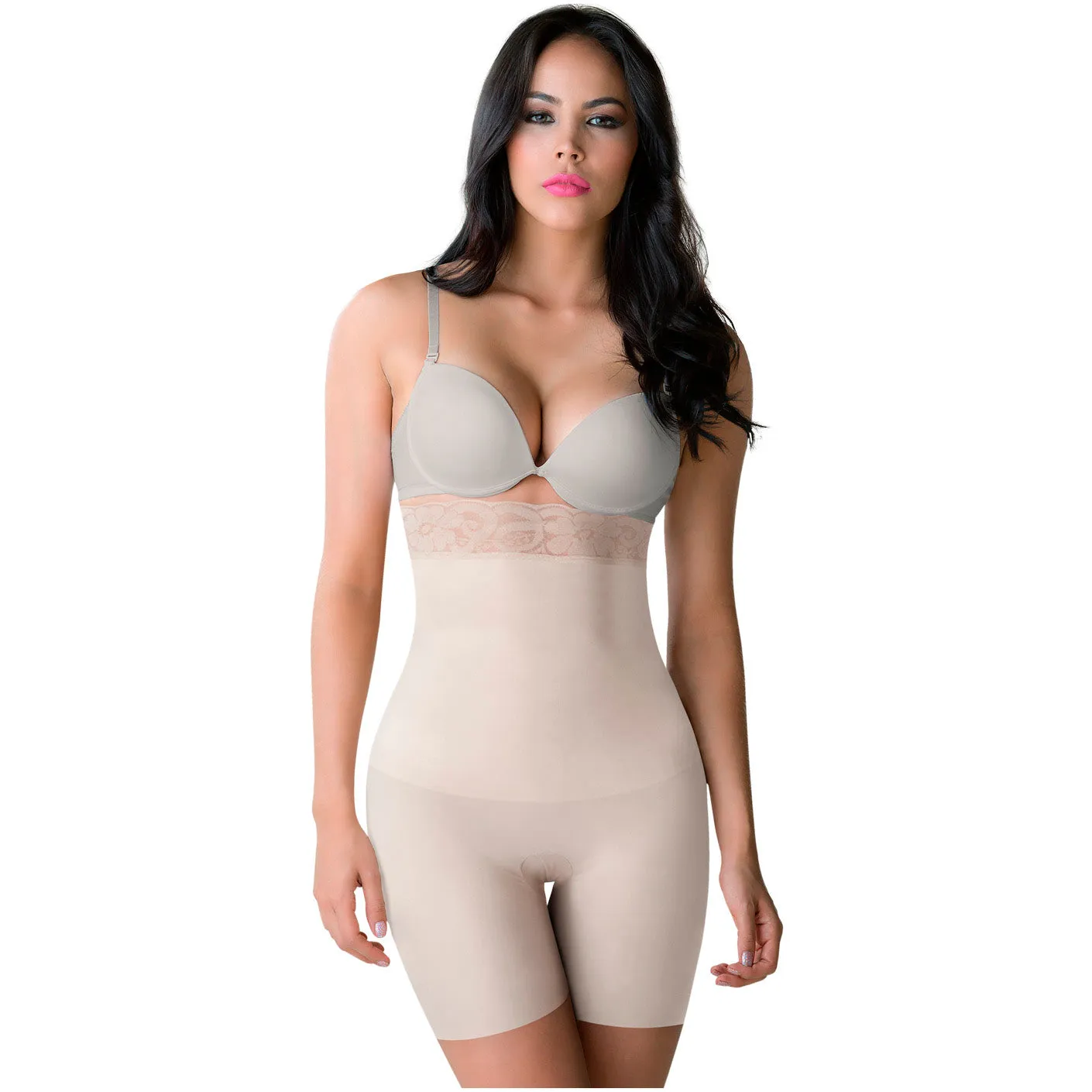 ROMANZA 2050 |  High Waisted Colombian Shapewear Shorts for Women | Butt Lifter Body Shaper