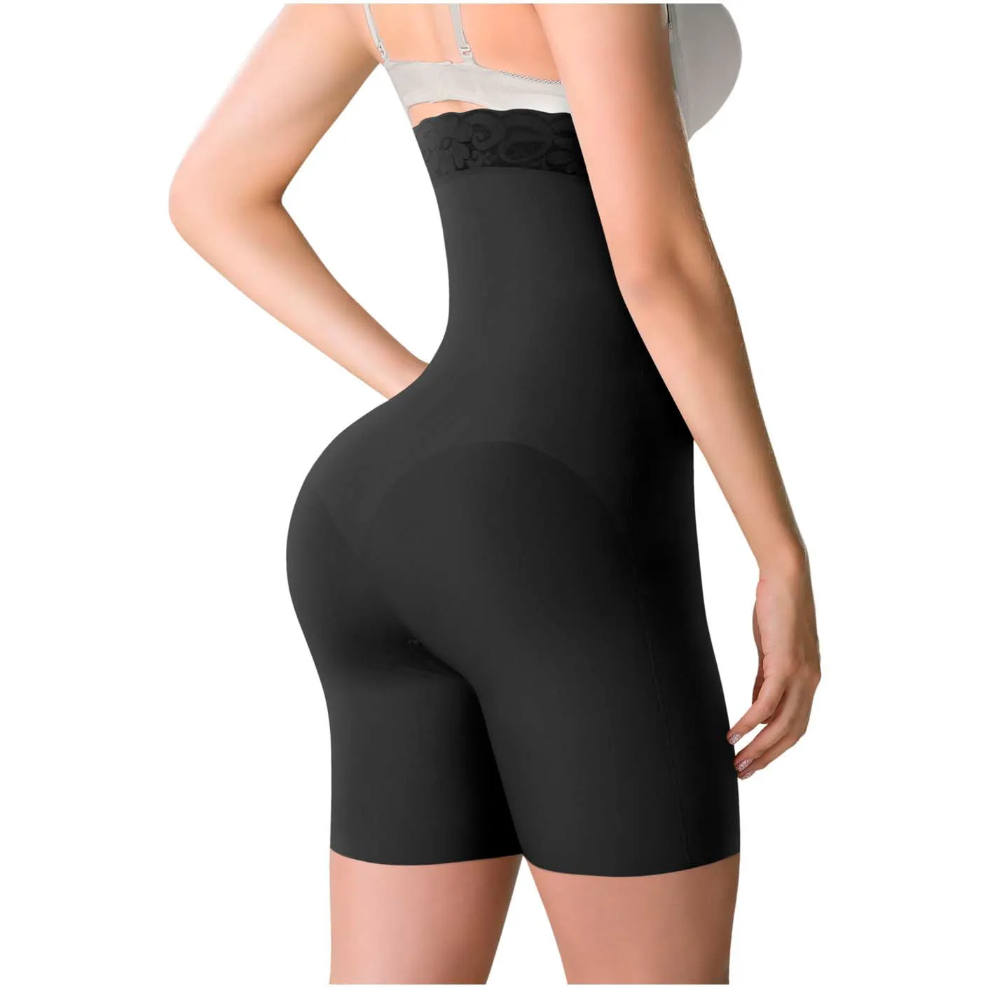 ROMANZA 2050 |  High Waisted Colombian Shapewear Shorts for Women | Butt Lifter Body Shaper