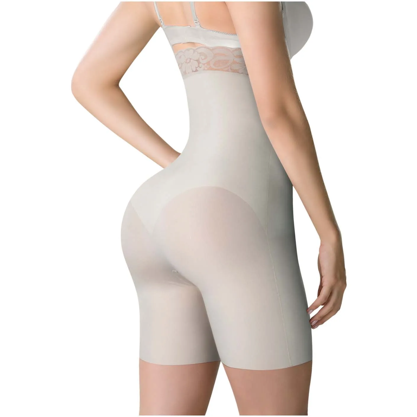 ROMANZA 2050 |  High Waisted Colombian Shapewear Shorts for Women | Butt Lifter Body Shaper