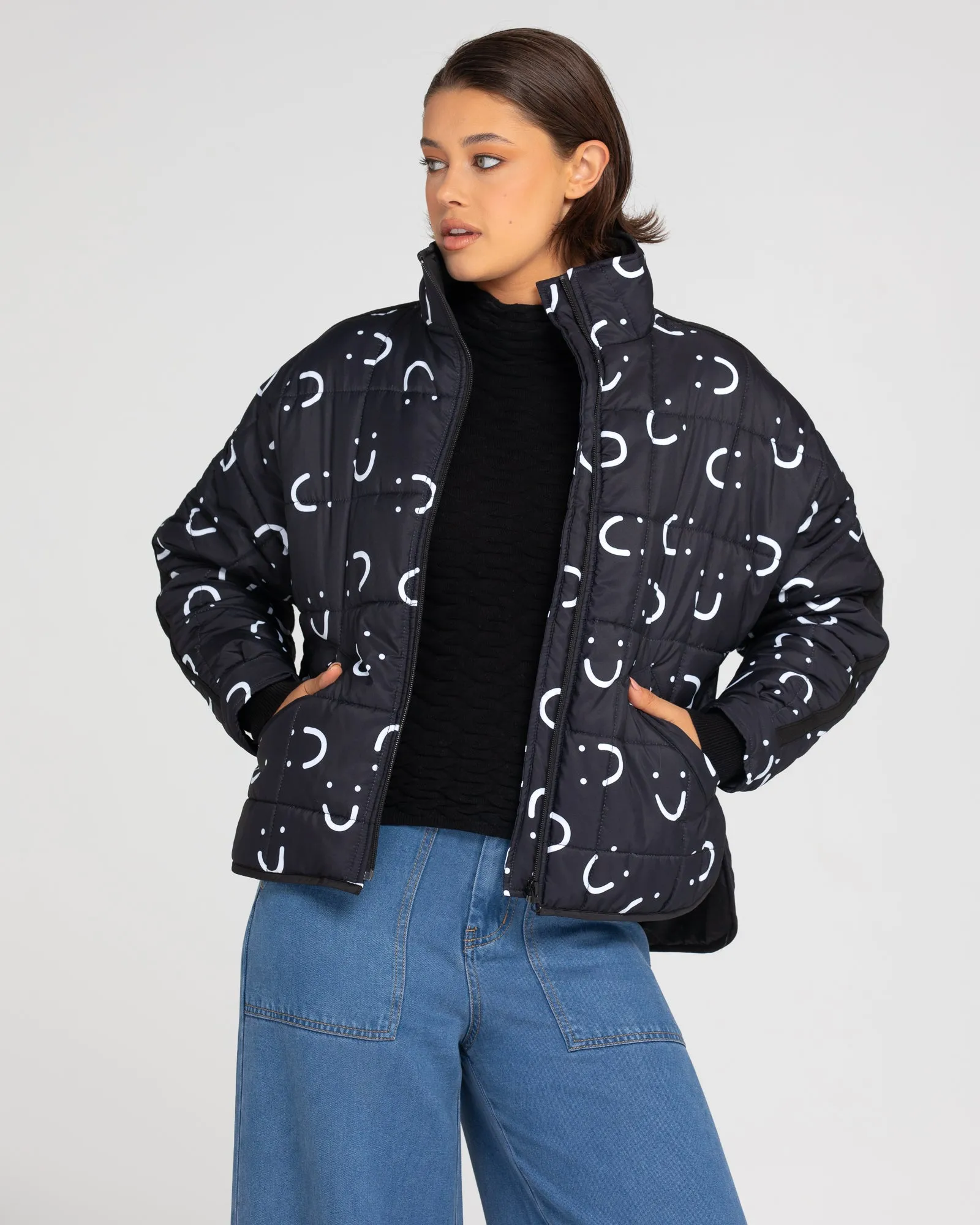 Rue Puffer Jacket - Smile