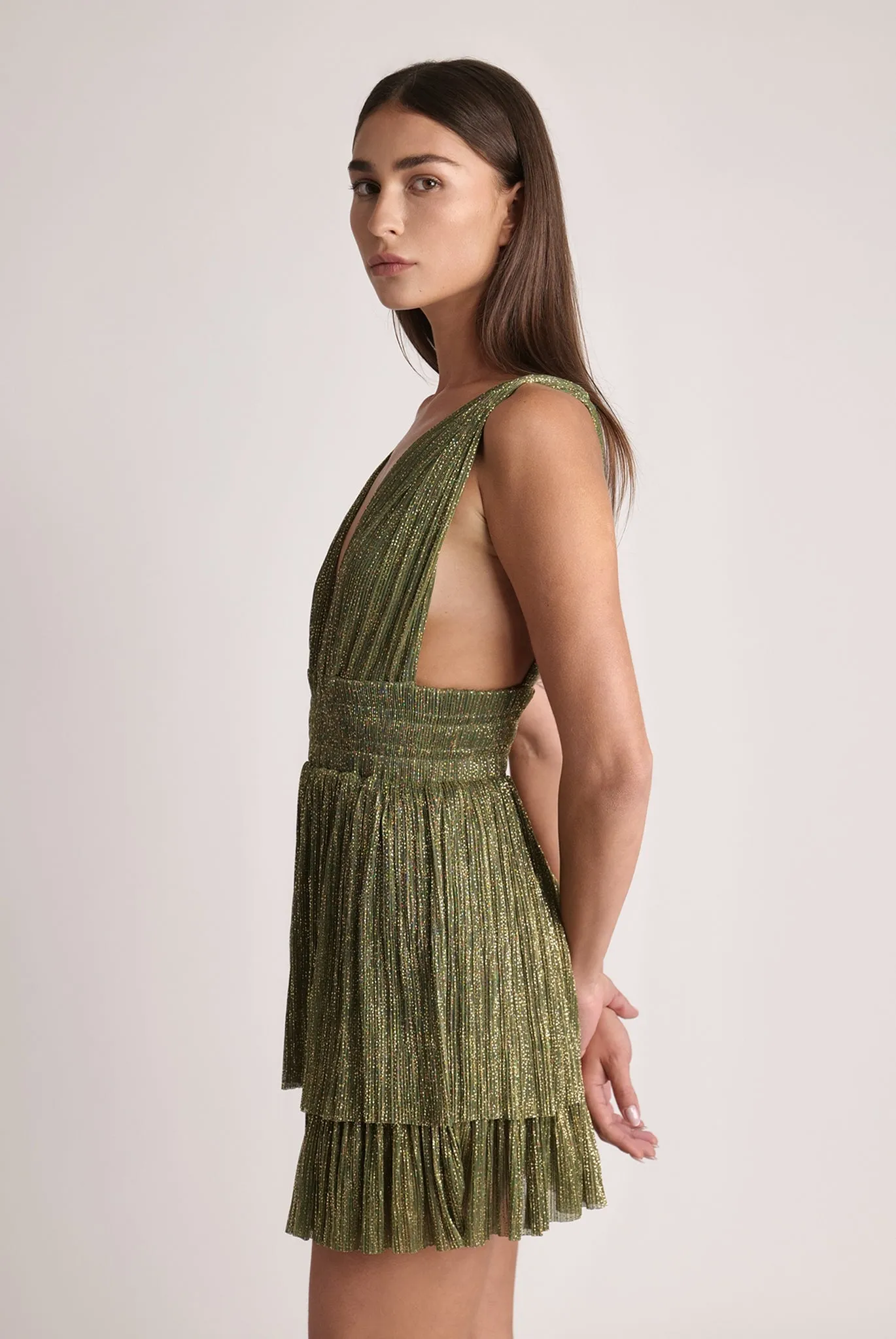 SABINA MUSAYEV Bobo Dress - Moss Green