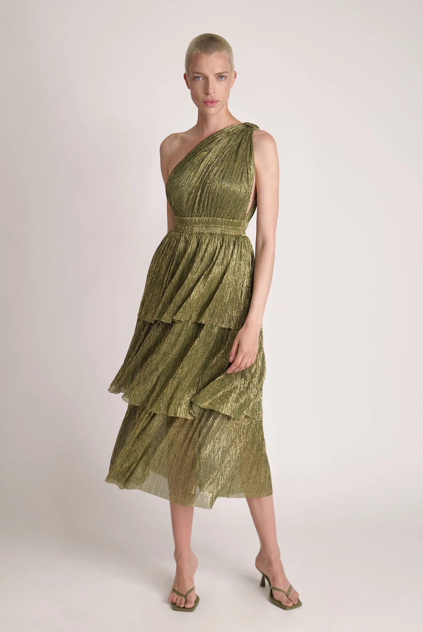 SABINA MUSAYEV Isabello Dress - Moss Green