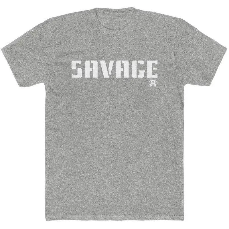 SAVAGE KING- Men's Cotton Crew Tee