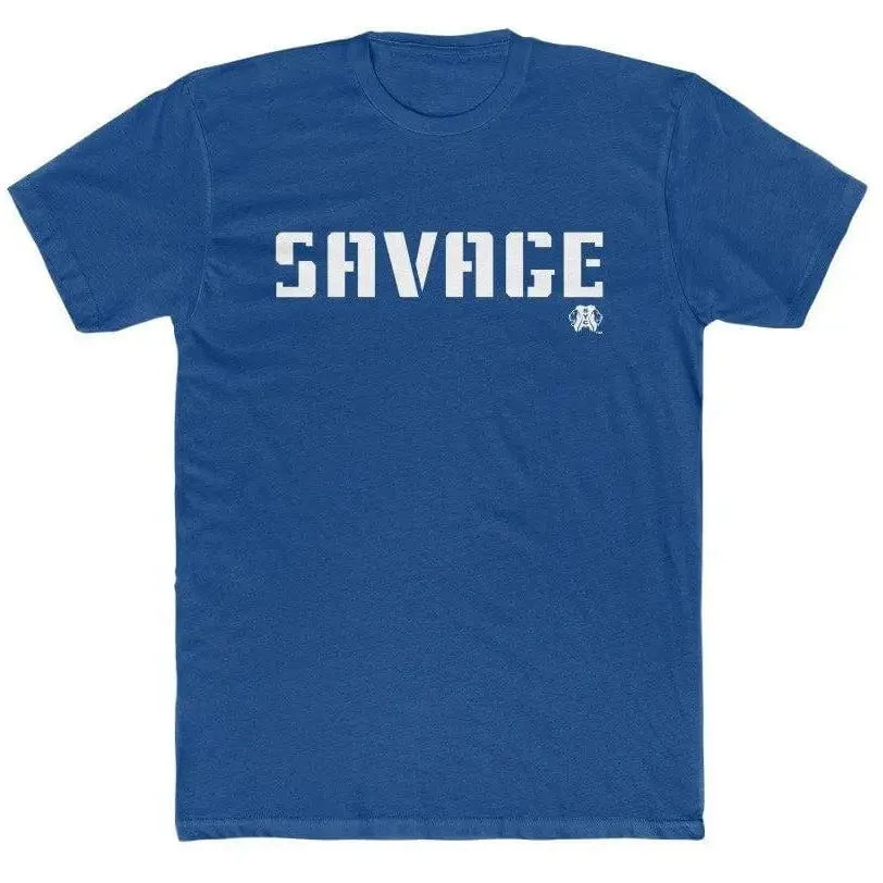 SAVAGE KING- Men's Cotton Crew Tee