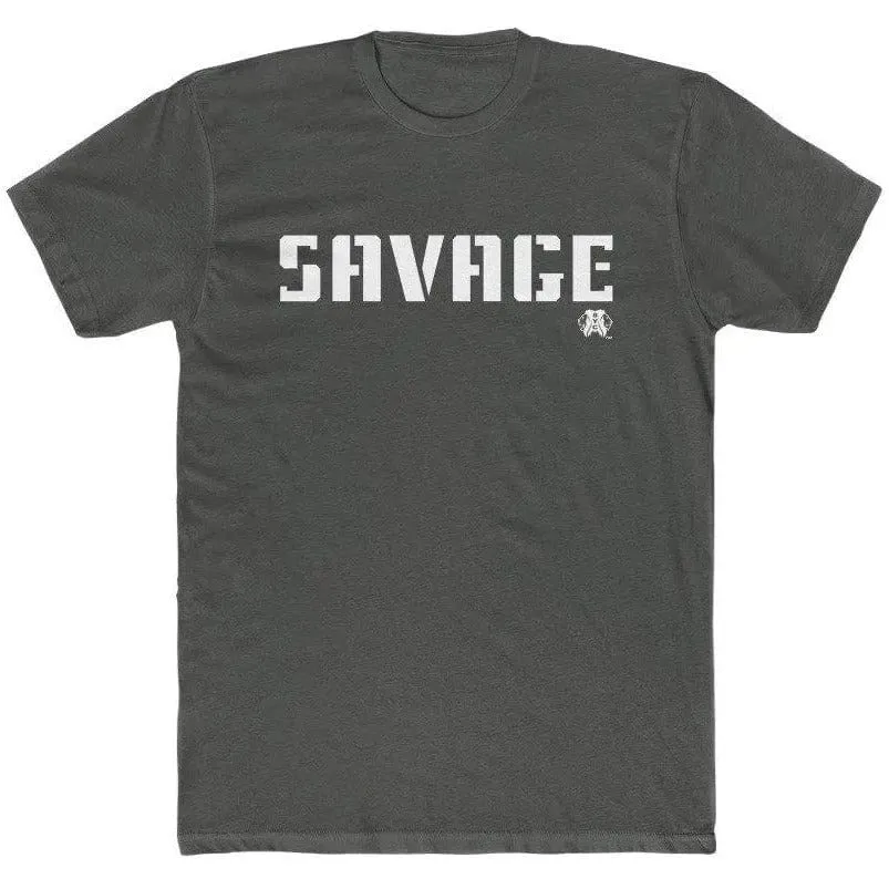 SAVAGE KING- Men's Cotton Crew Tee