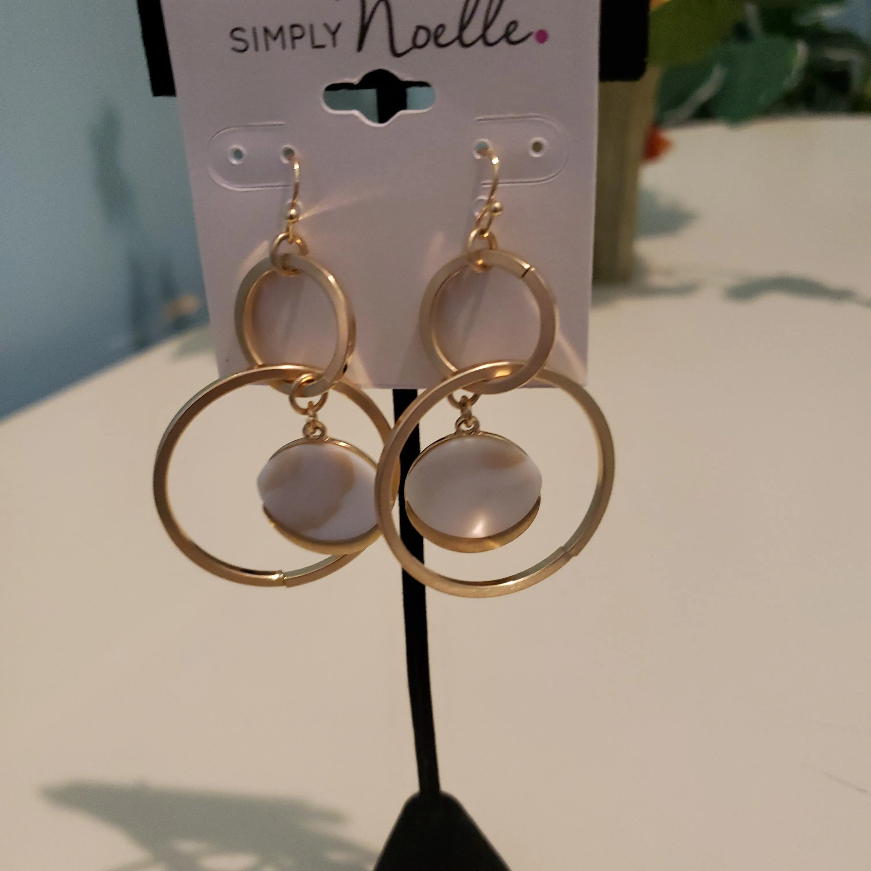 Simply Noelle Metal Multi Ring Earrings