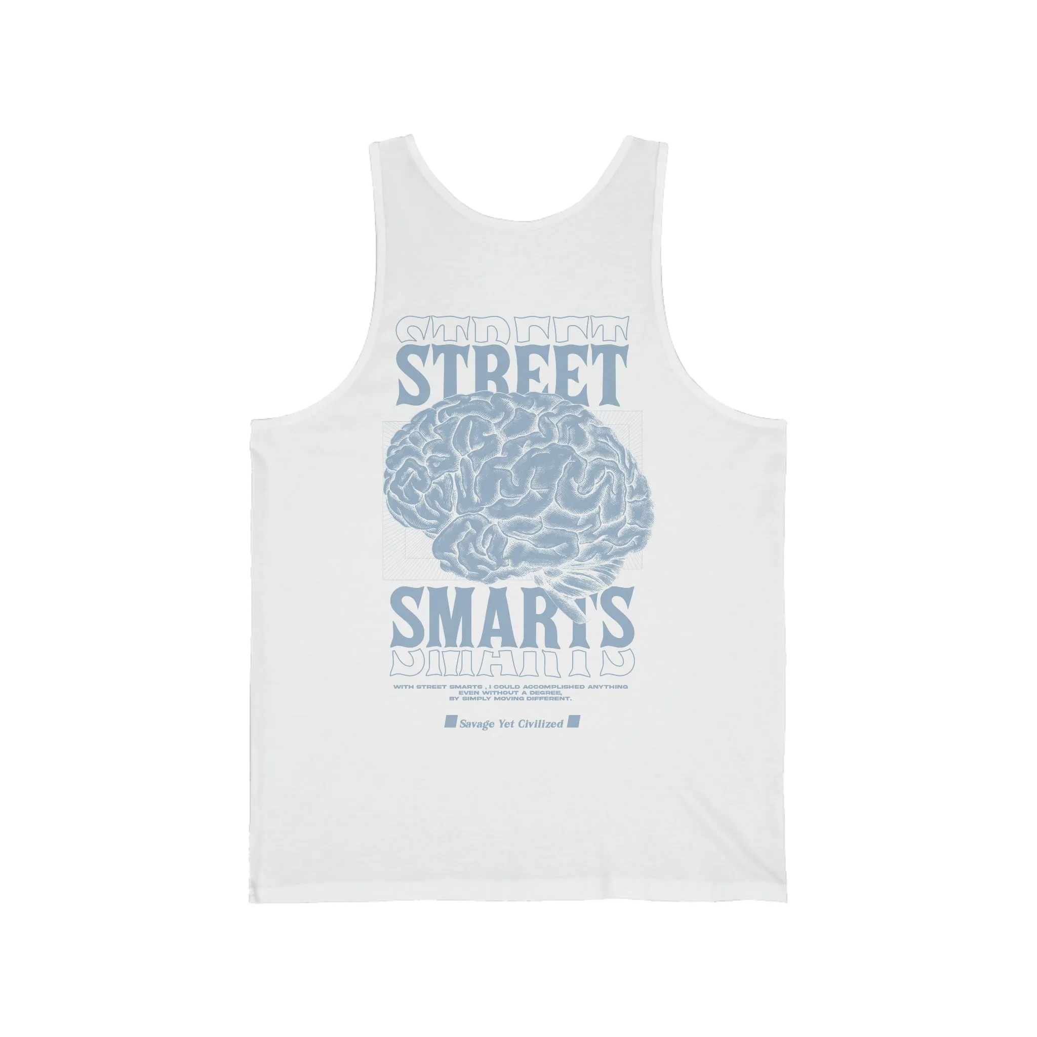 Smarts -Jersey Tank (baby blue)