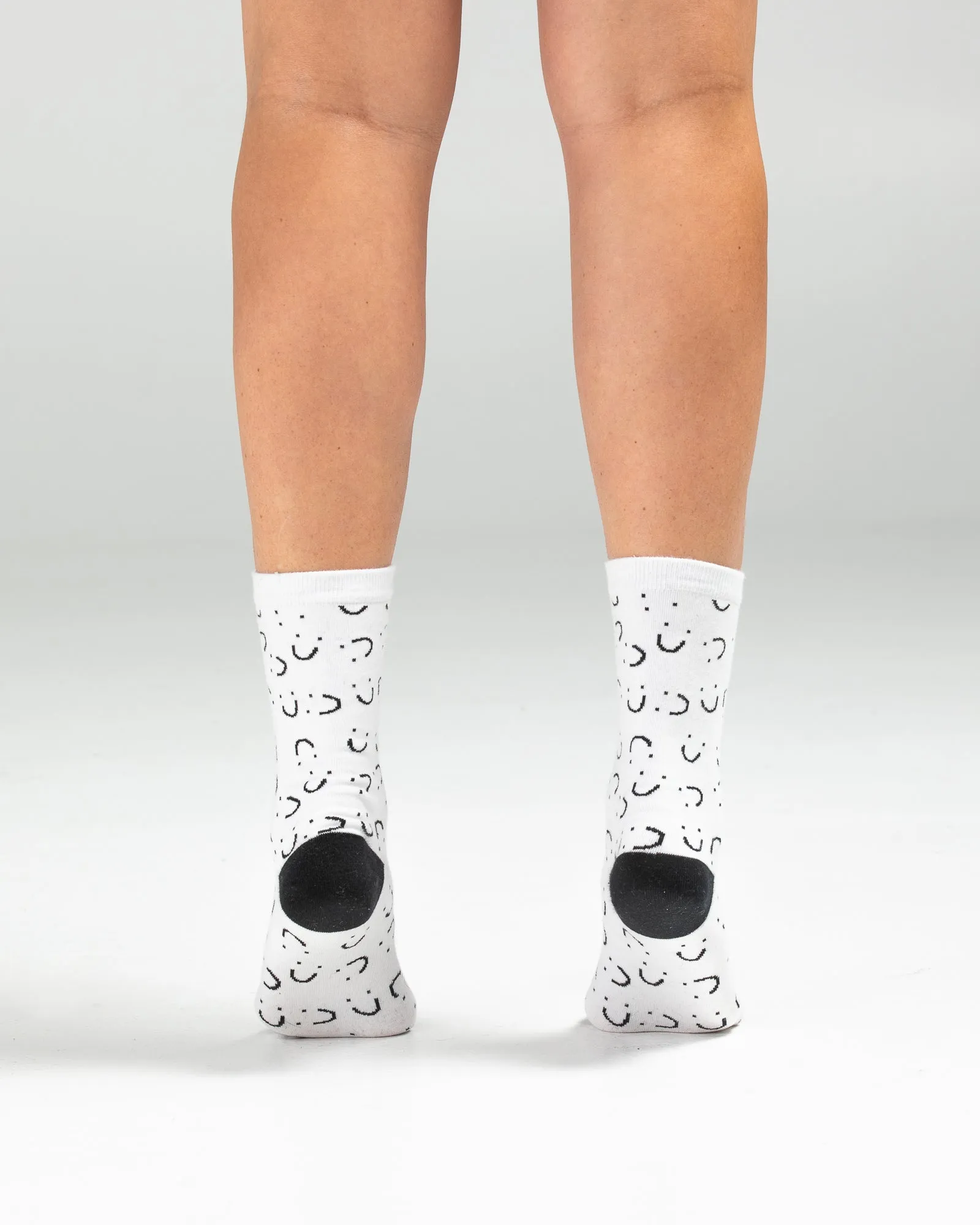 Smile Sock - Black & White Smiles