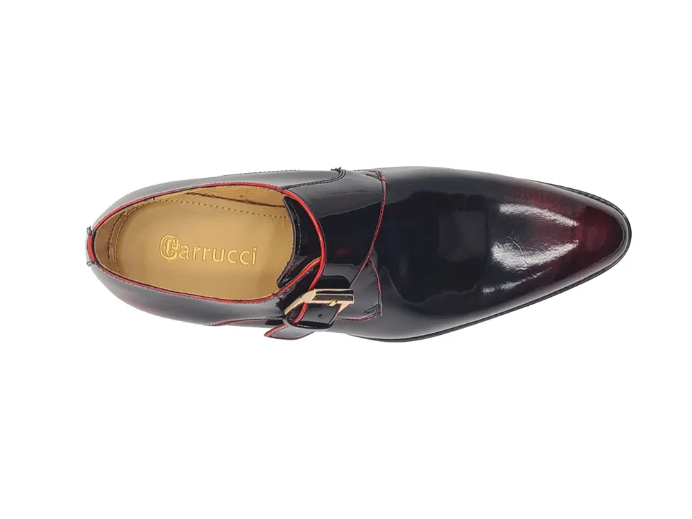 Soft Calf Patent Leather Single Monk Slip-on