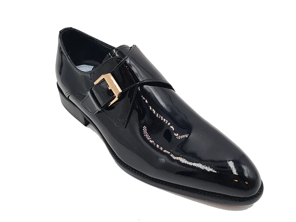 Soft Calf Patent Leather Single Monk Slip-on