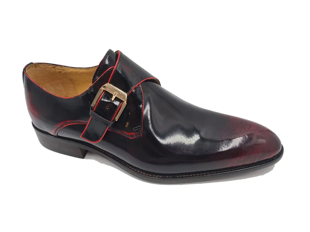 Soft Calf Patent Leather Single Monk Slip-on