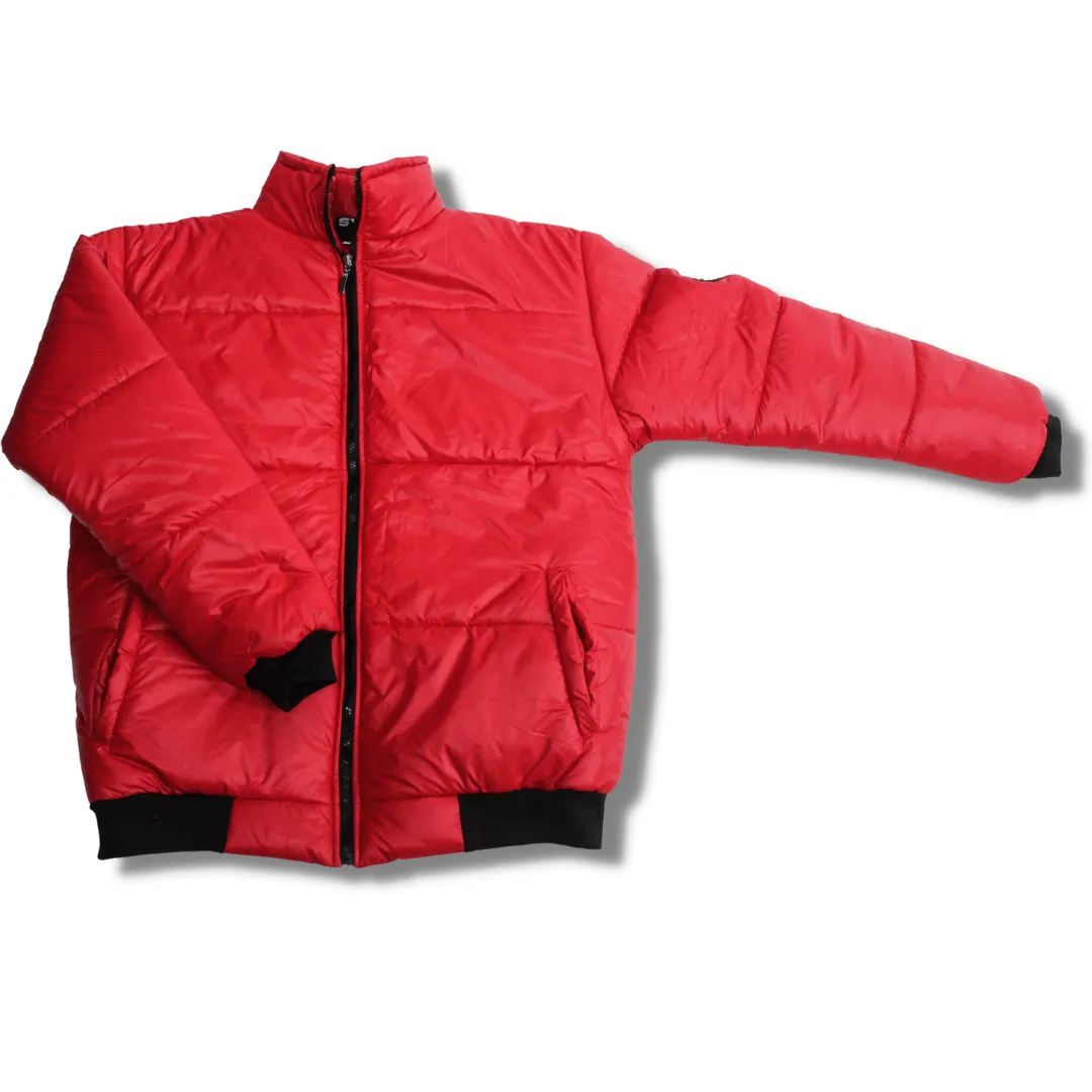 Street Smarts - Puffer Jacket  (RED)