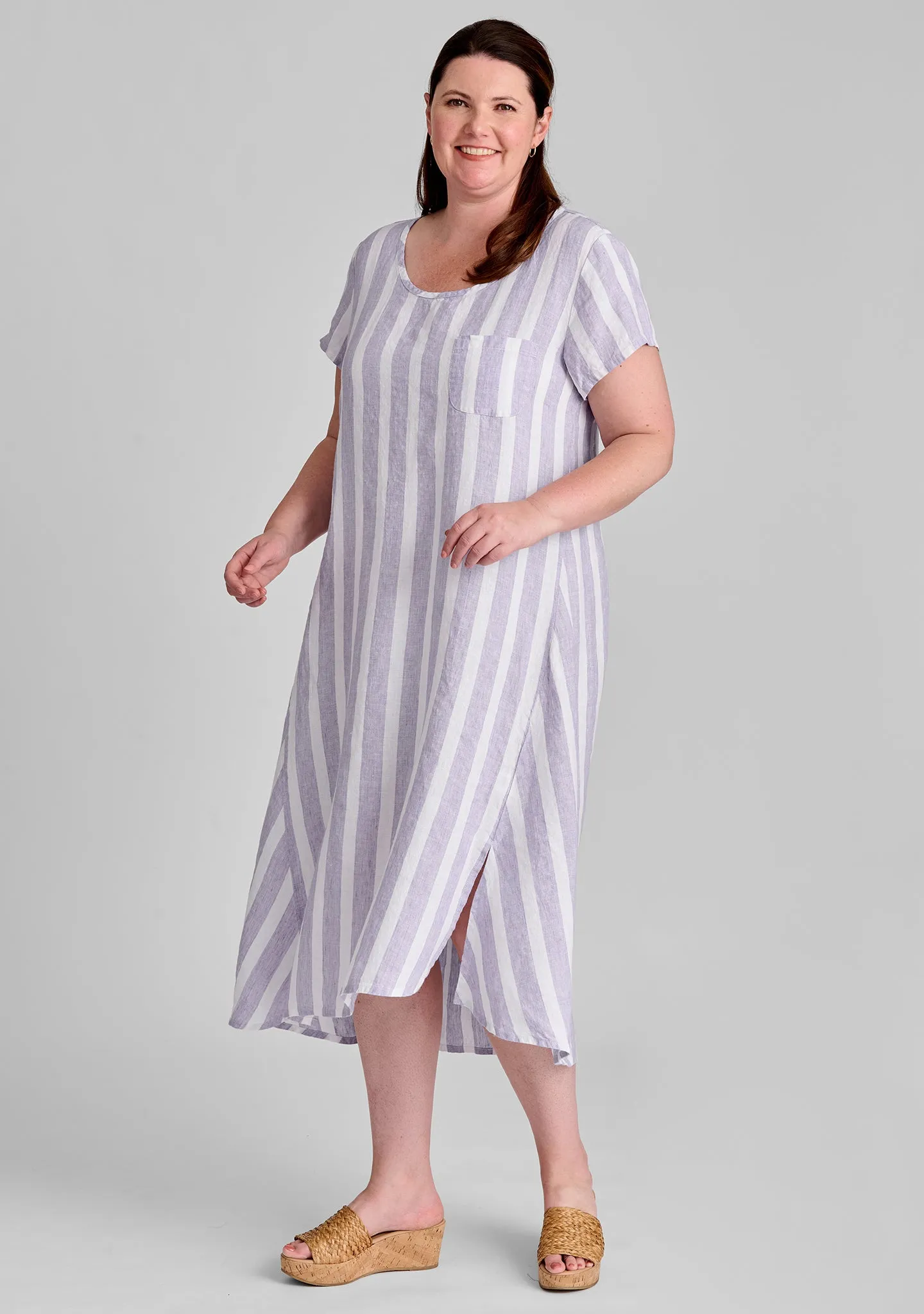 Stretched Top - Linen Shift Dress