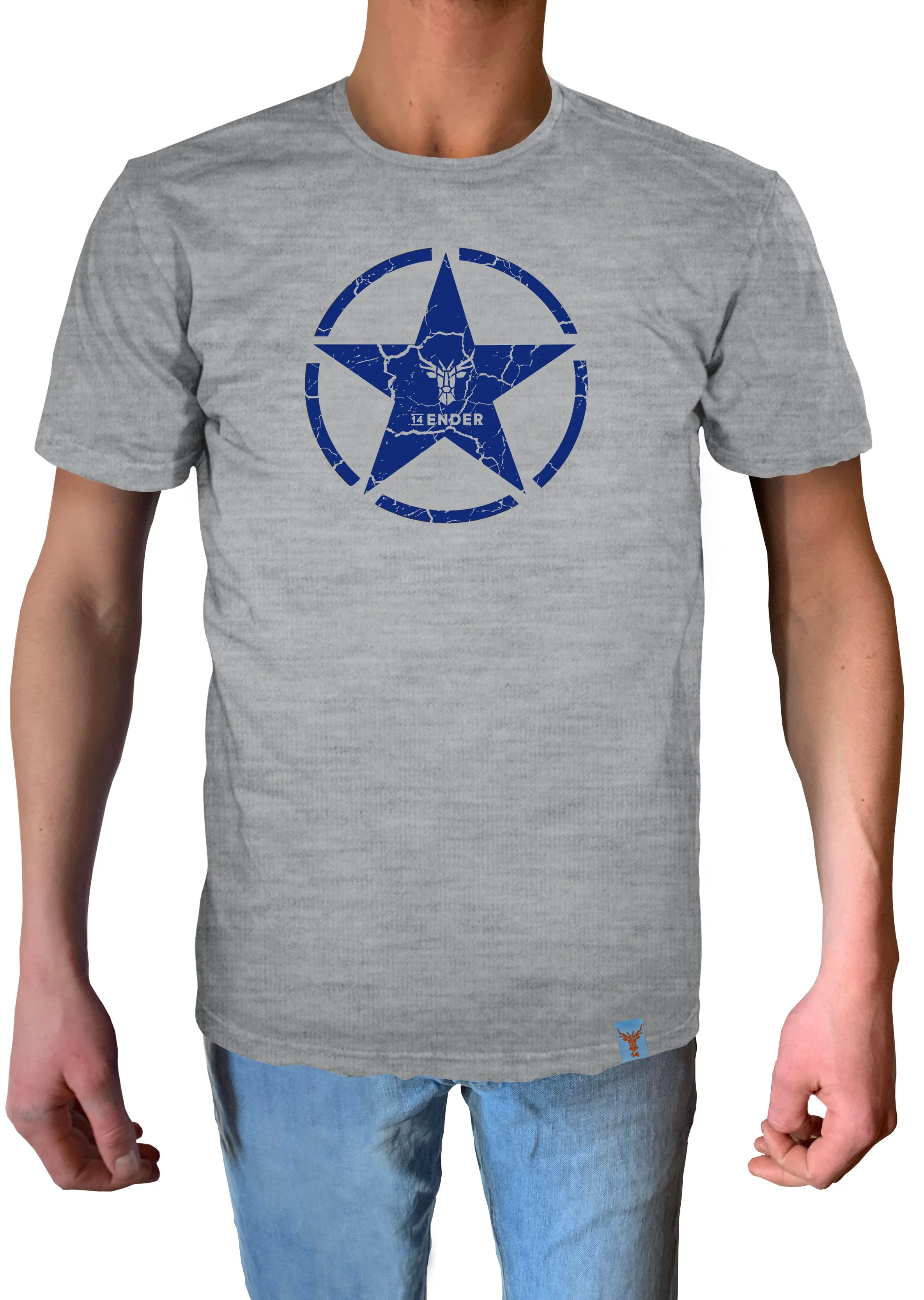 T-Shirt 14ender ✮Star✮grey mel