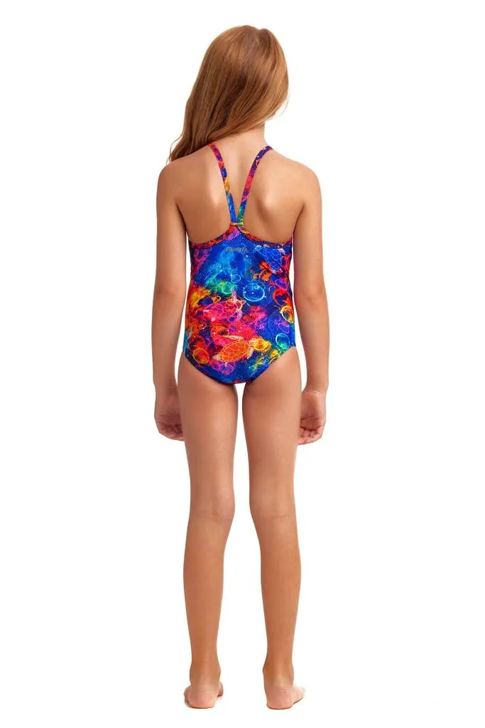 Toddler Girls Printed One Piece | Ocean Galaxy