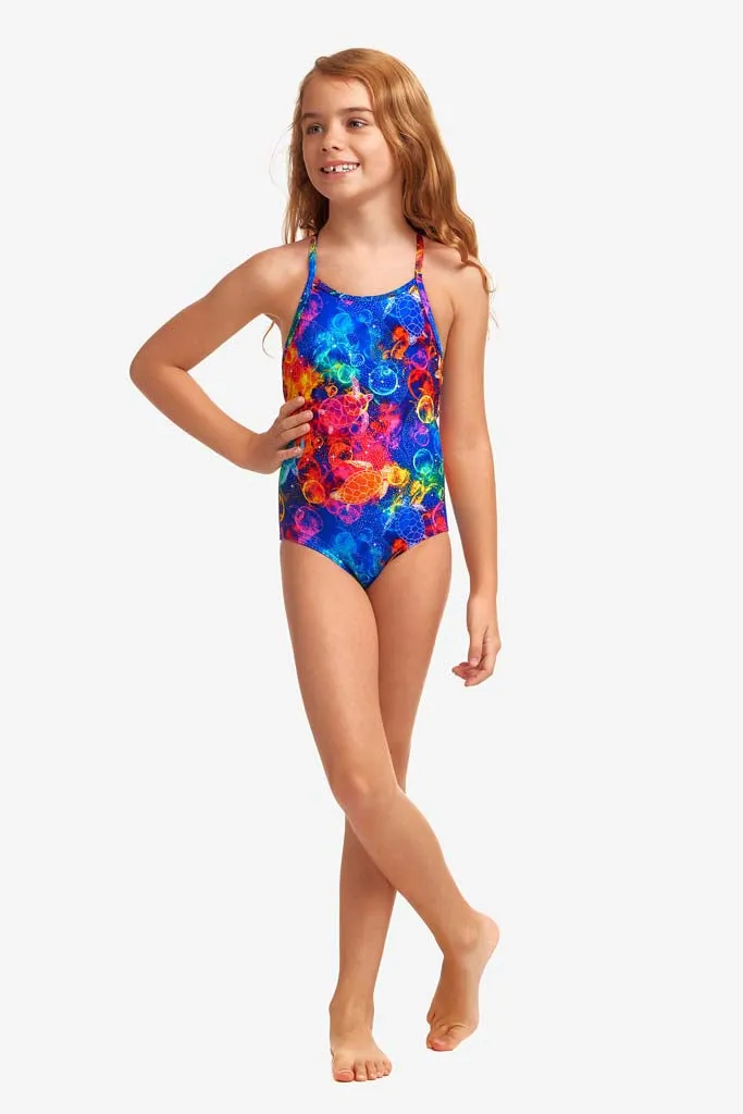 Toddler Girls Printed One Piece | Ocean Galaxy