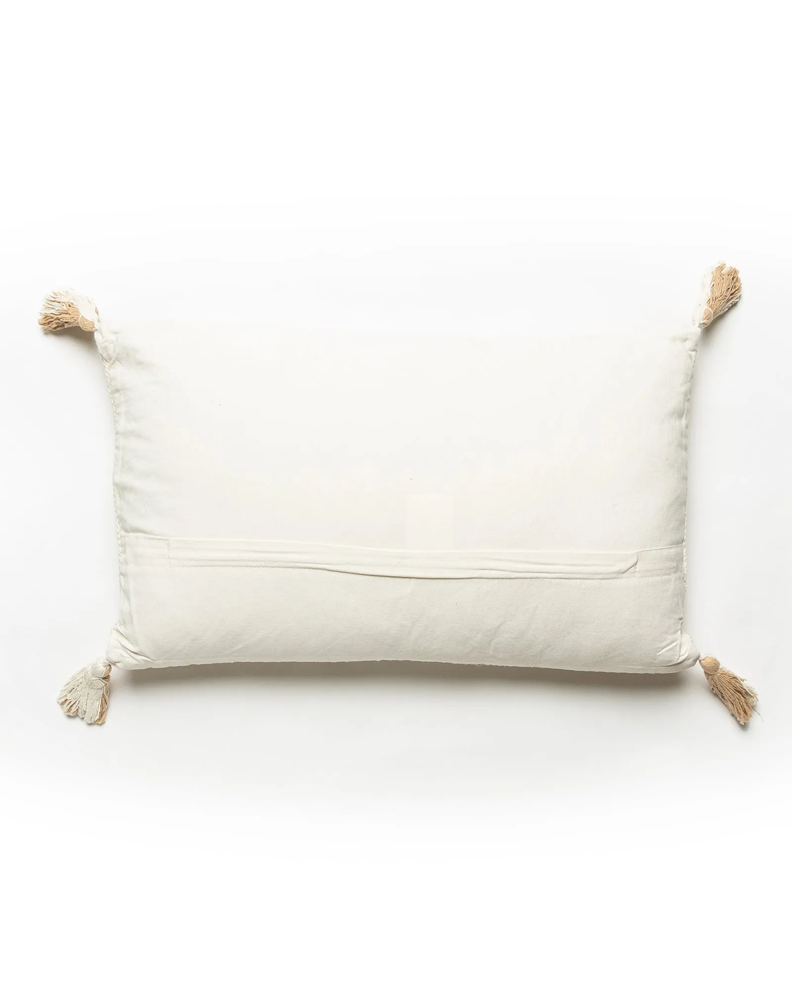 Tufted Check Cushion - Beige