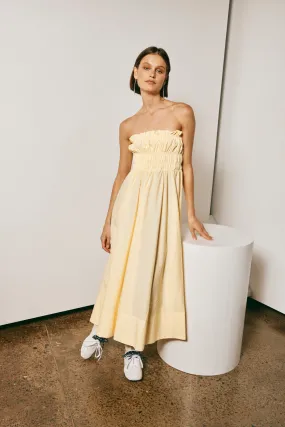 Vacanza Midi Dress Lemon