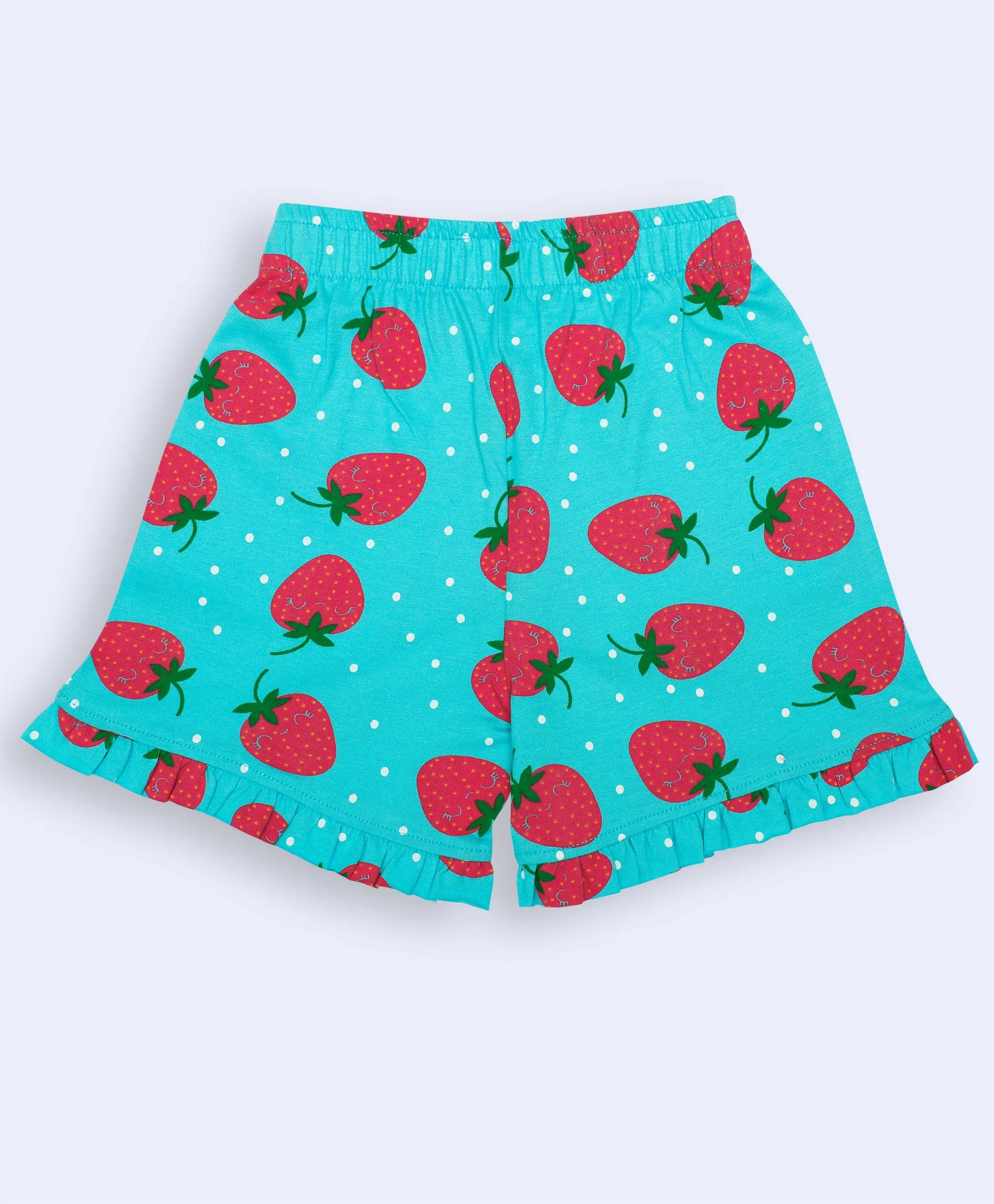 Ventra Cherry & Spike Stripes Shorts Combo (2 Pcs)