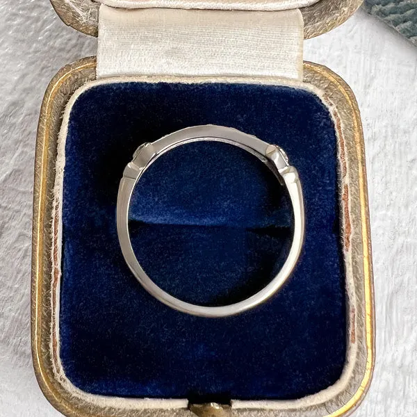 Vintage Diamond Wedding Band