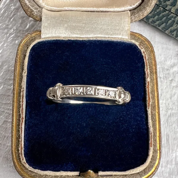 Vintage Diamond Wedding Band