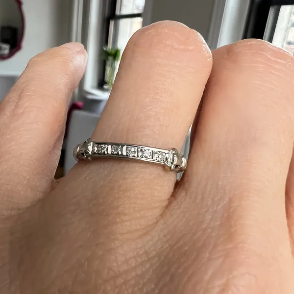 Vintage Diamond Wedding Band