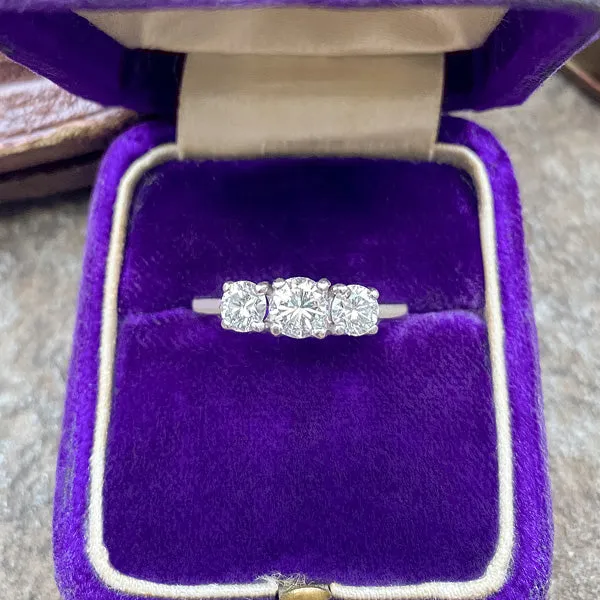 Vintage Three Diamond Ring