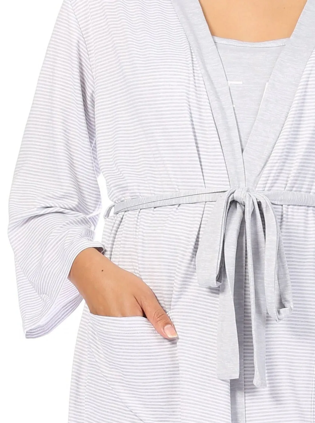 Women's "DREAM" 3-Piece Cami Shorts and Robe Travel Pajama Set