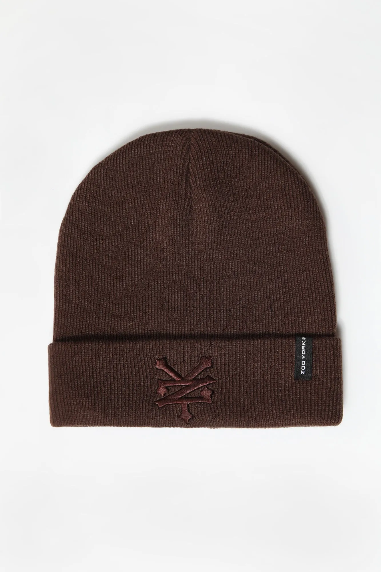 Zoo York Mens Tonal Logo Foldup Beanie