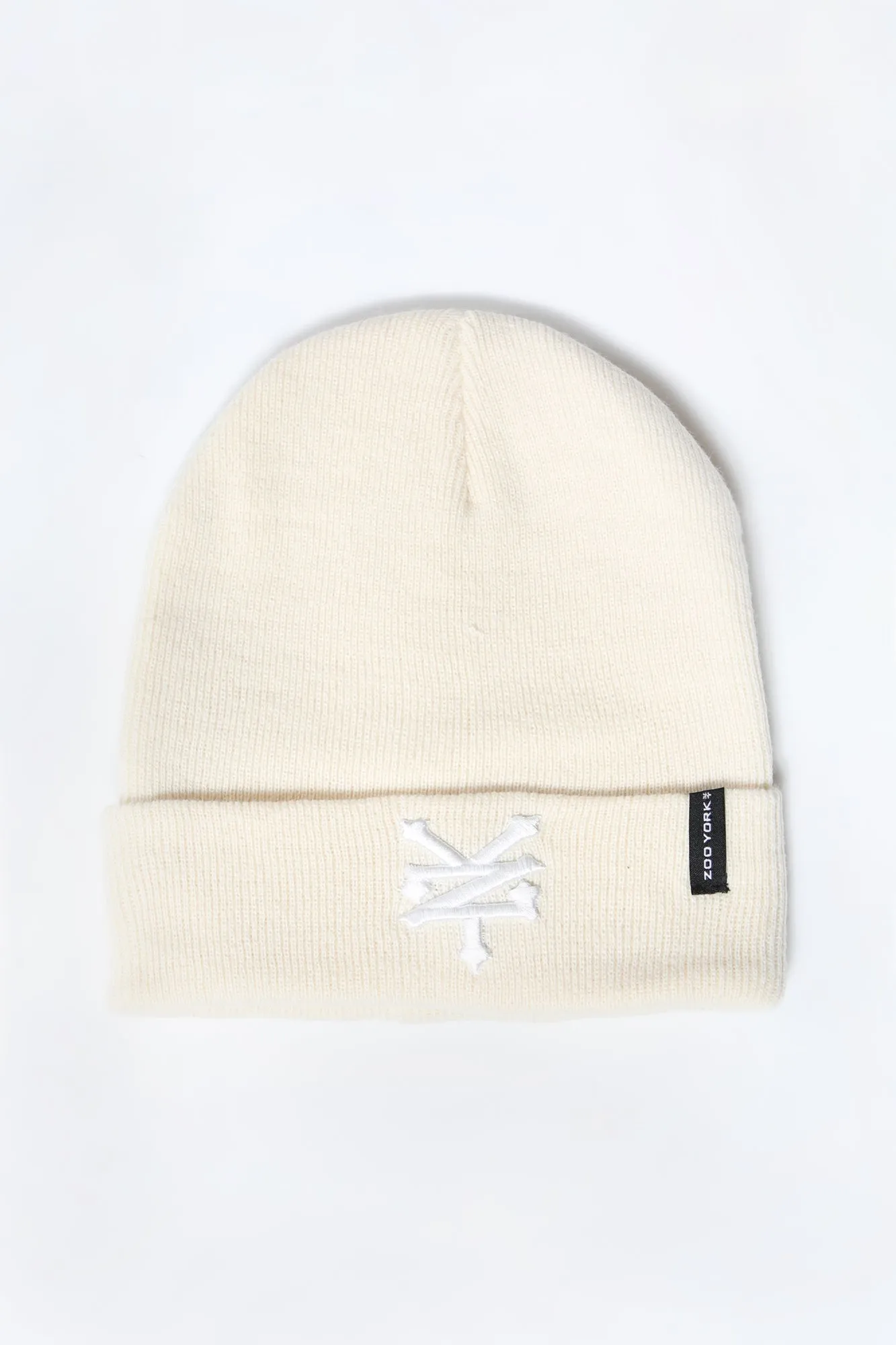 Zoo York Mens Tonal Logo Foldup Beanie