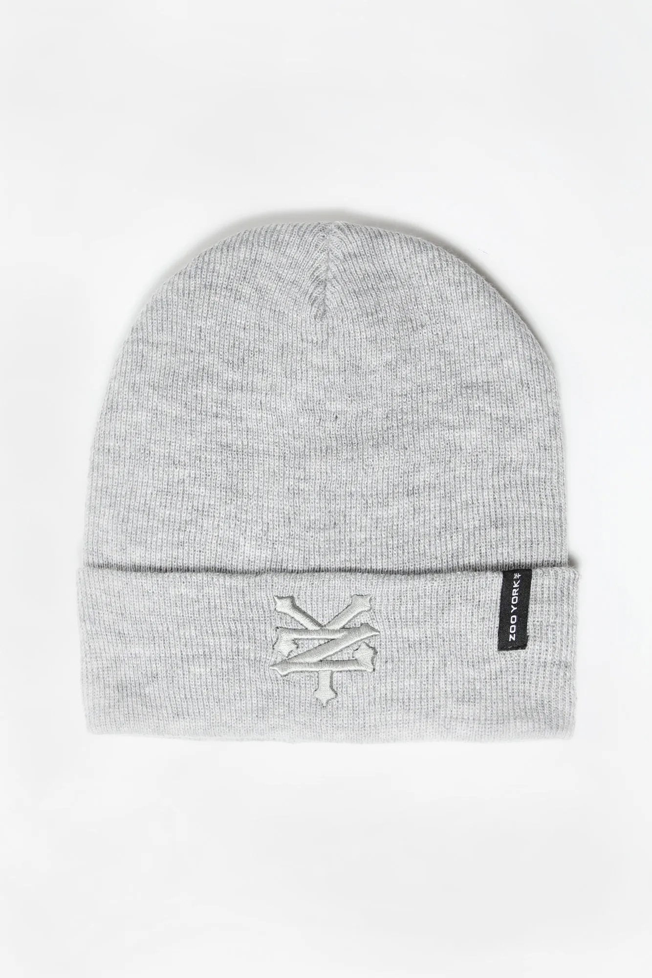 Zoo York Mens Tonal Logo Foldup Beanie