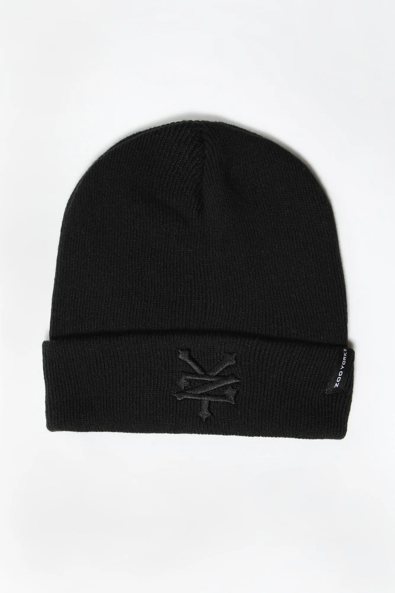 Zoo York Mens Tonal Logo Foldup Beanie