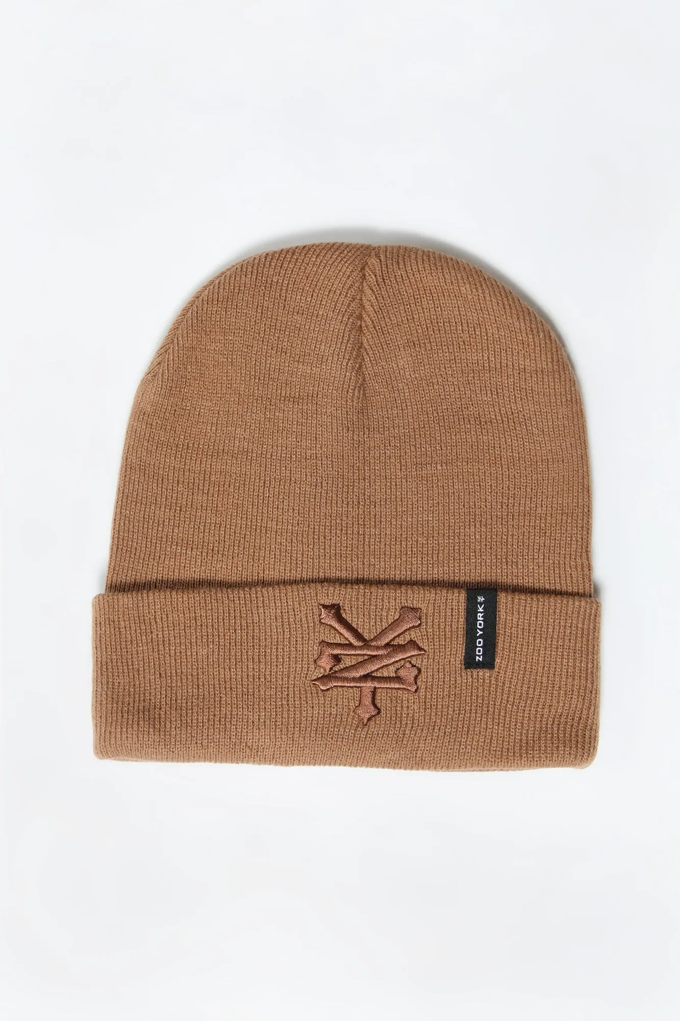 Zoo York Mens Tonal Logo Foldup Beanie