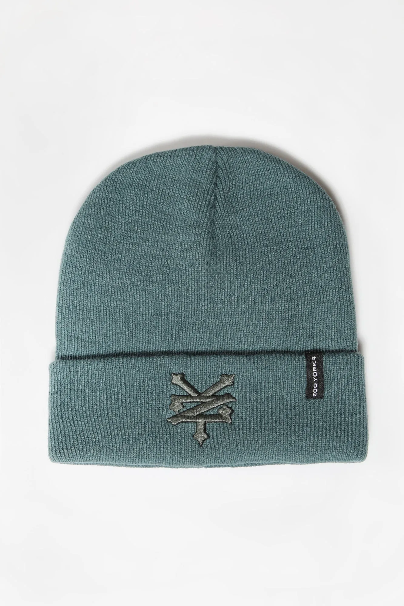 Zoo York Mens Tonal Logo Foldup Beanie