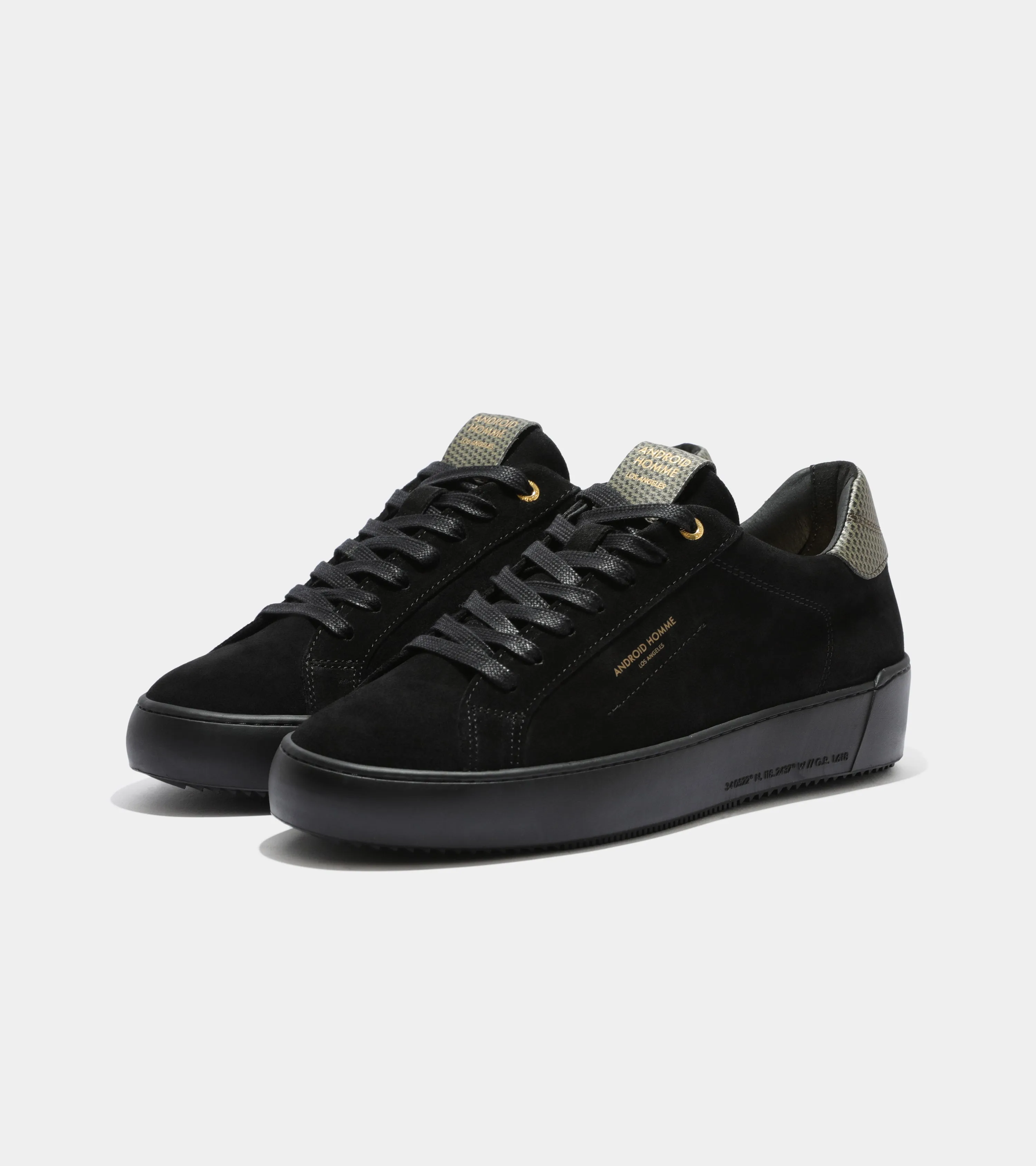 Zuma | Black Suede Gold Carbon Fibre AHP231-66