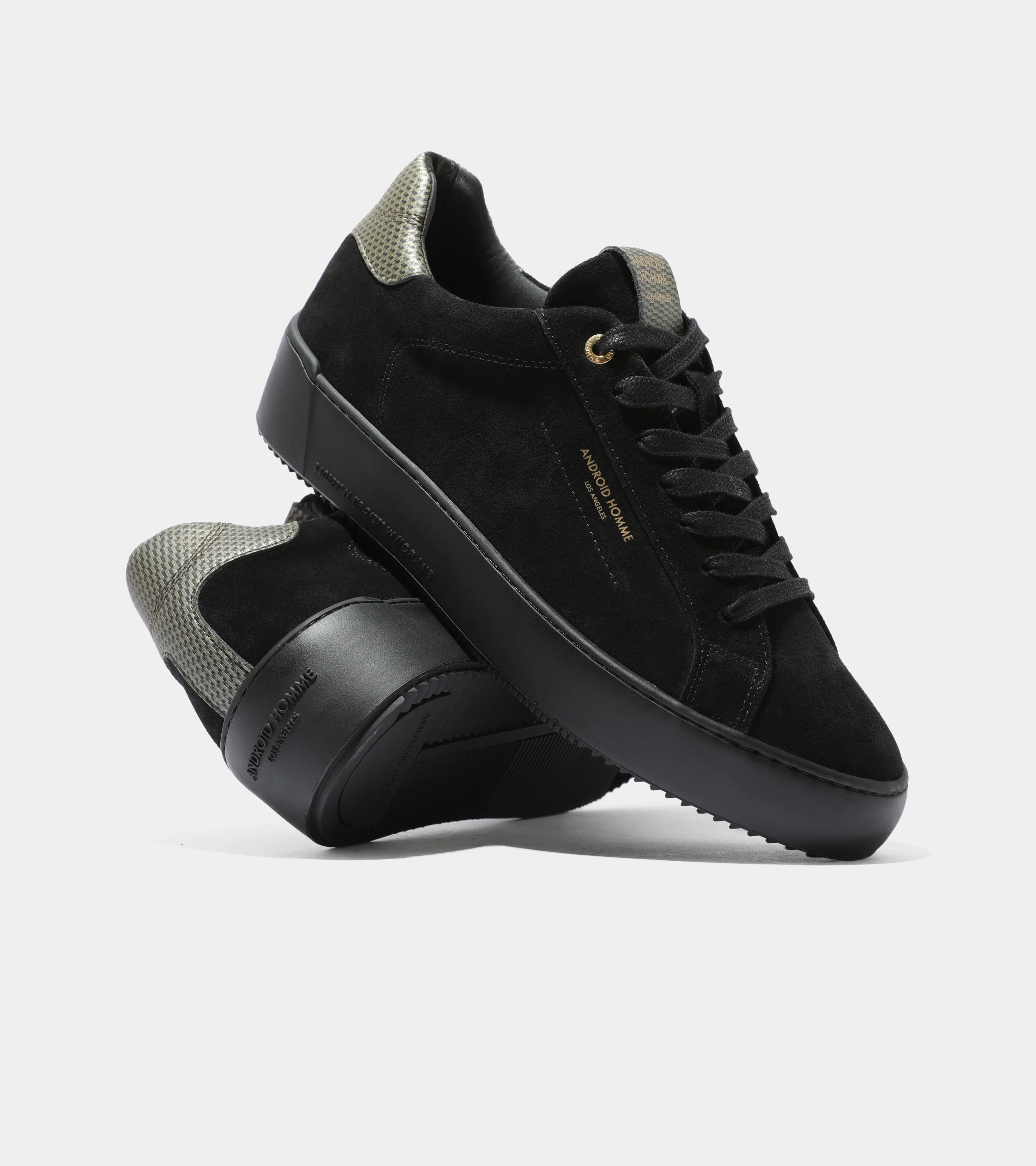 Zuma | Black Suede Gold Carbon Fibre AHP231-66